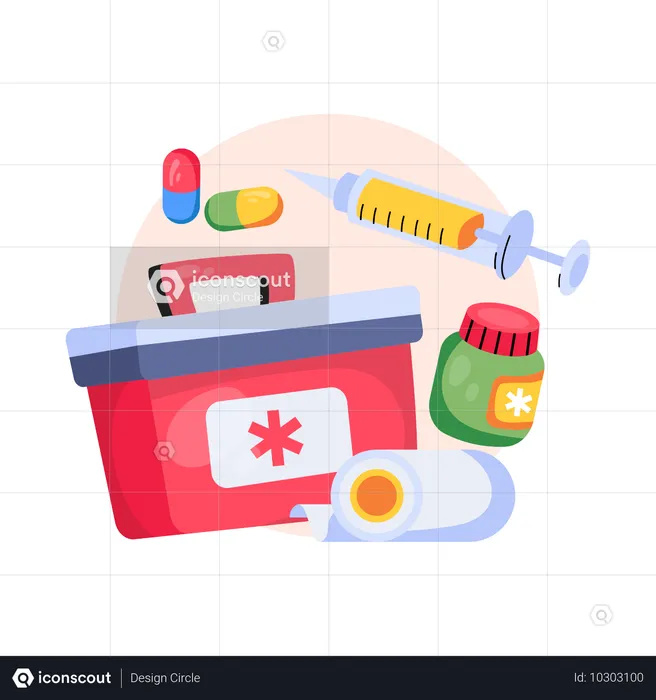 First Aid Kit  Illustration