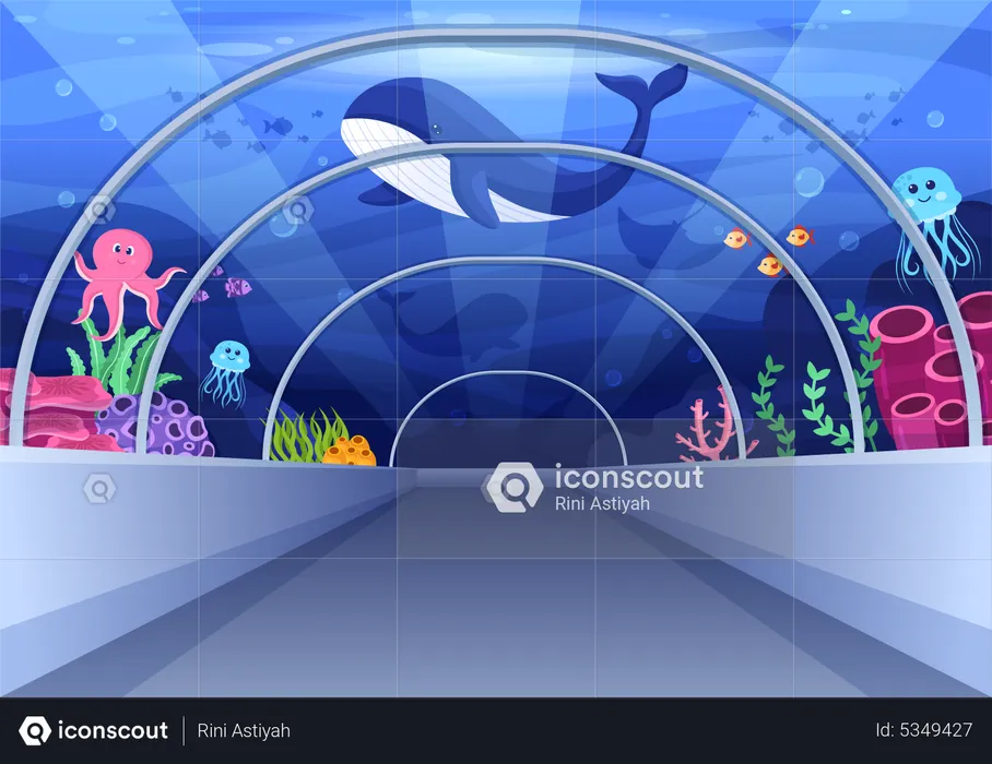 Fish Aquarium  Illustration