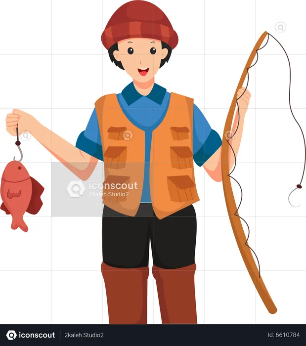 Fisherman  Illustration