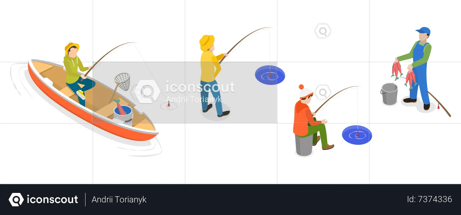 Fishermen  Illustration
