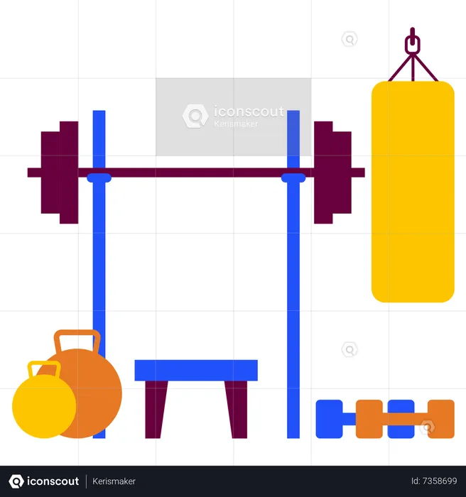Fitness equipment  Illustration