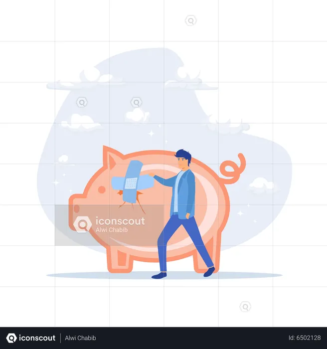 Fix financial problem  Illustration