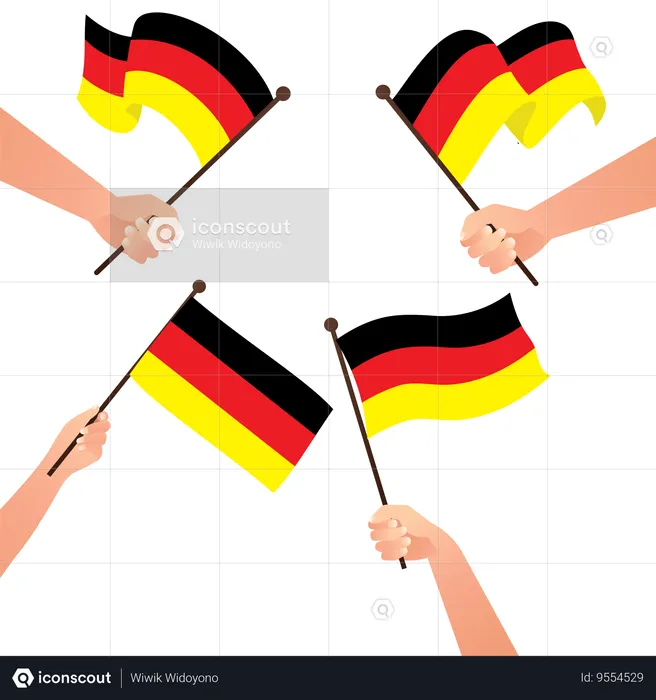 Flag of germany Flag Illustration