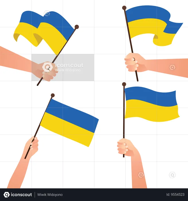 Flag of ukraine Flag Illustration