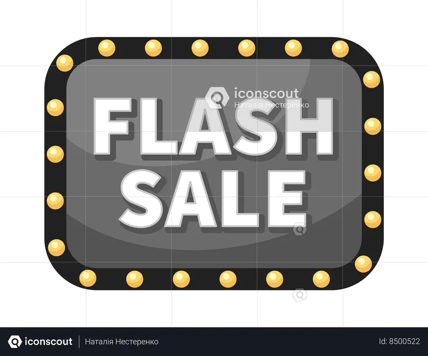 Flash sale  Illustration