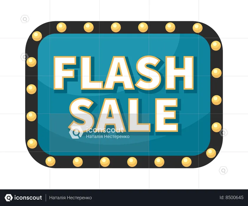 Flash sale  Illustration