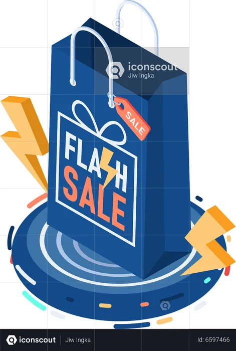 Flash Sale  Illustration