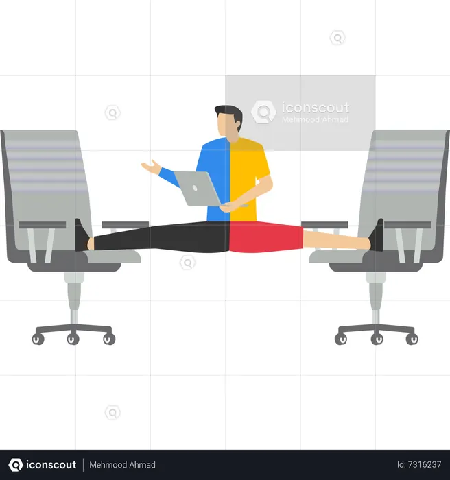 Flexible working  Illustration