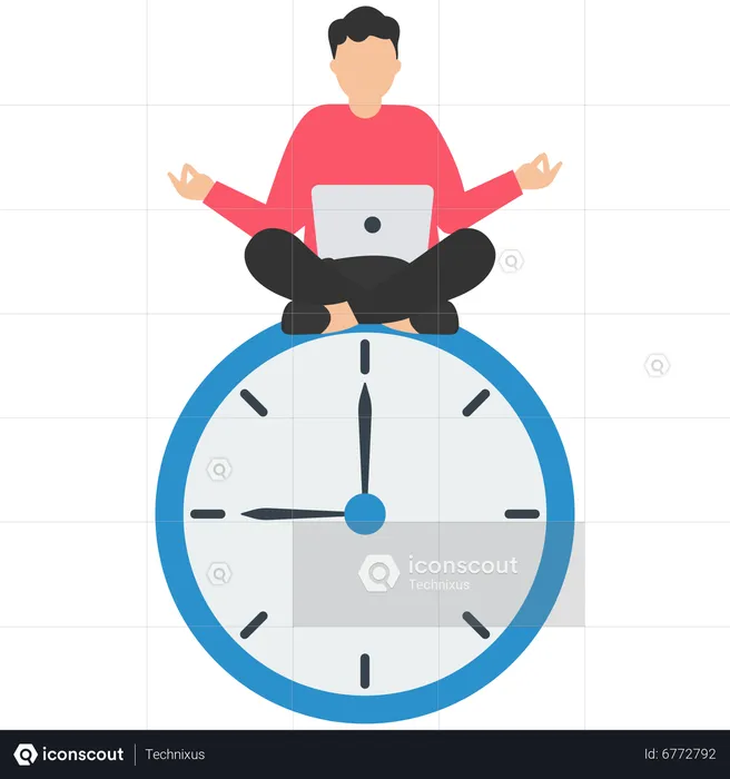 Flexible Working Hour  Illustration