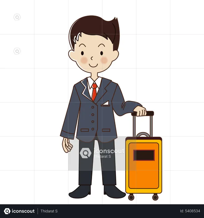 Flight attendant  Illustration
