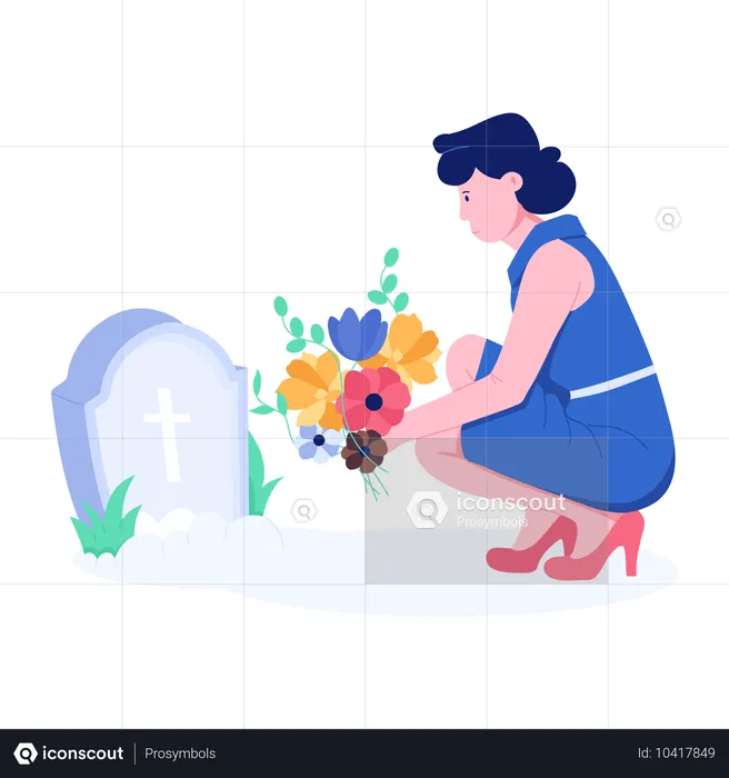 Flores memoriais  Ilustração