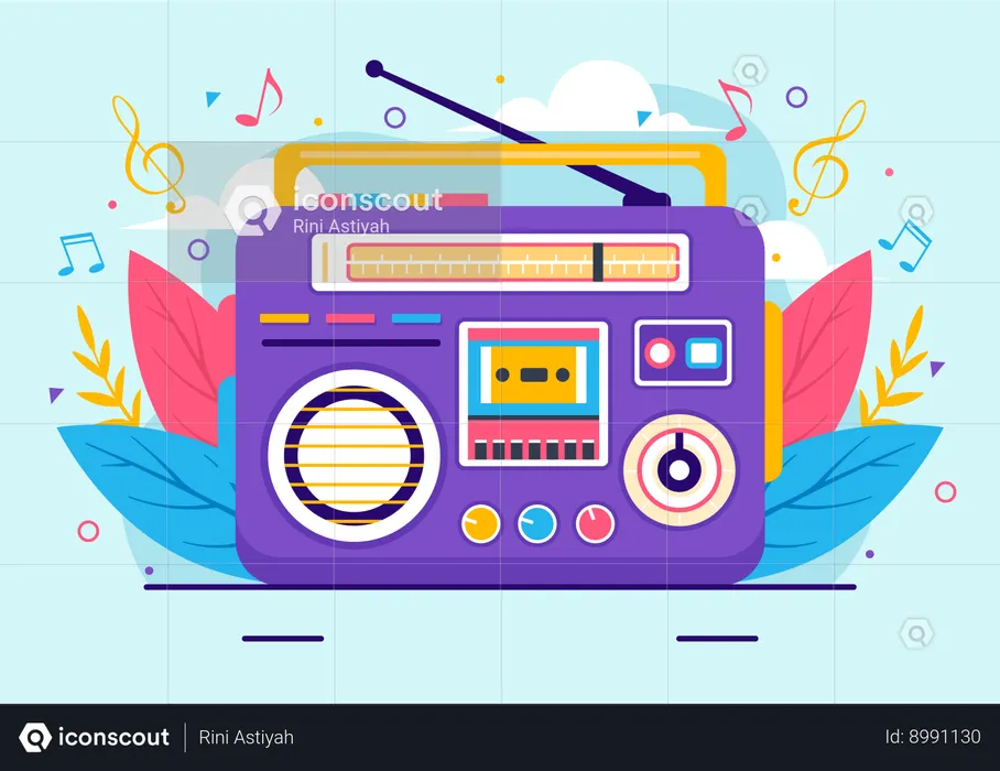 Fm Radio  Illustration
