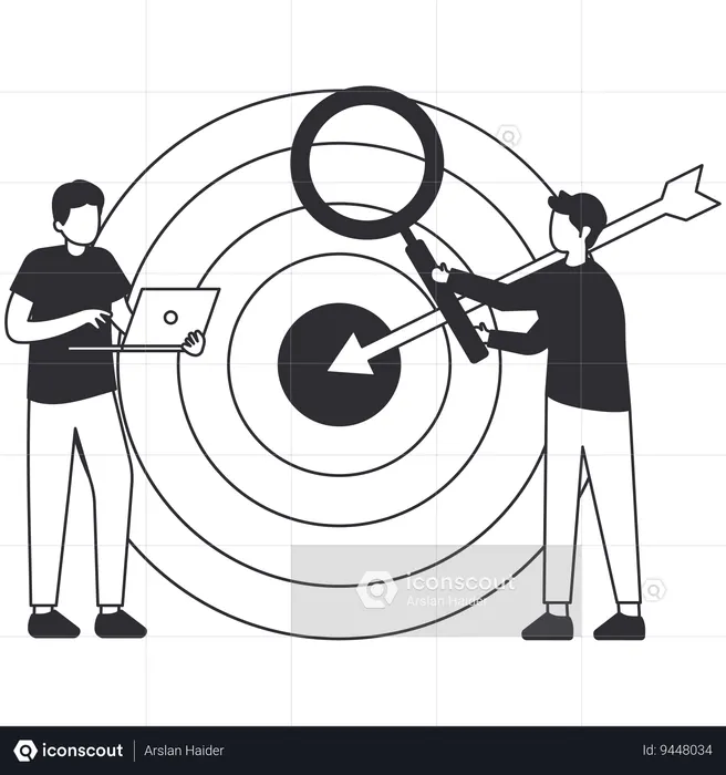 Focus on Goal  Illustration