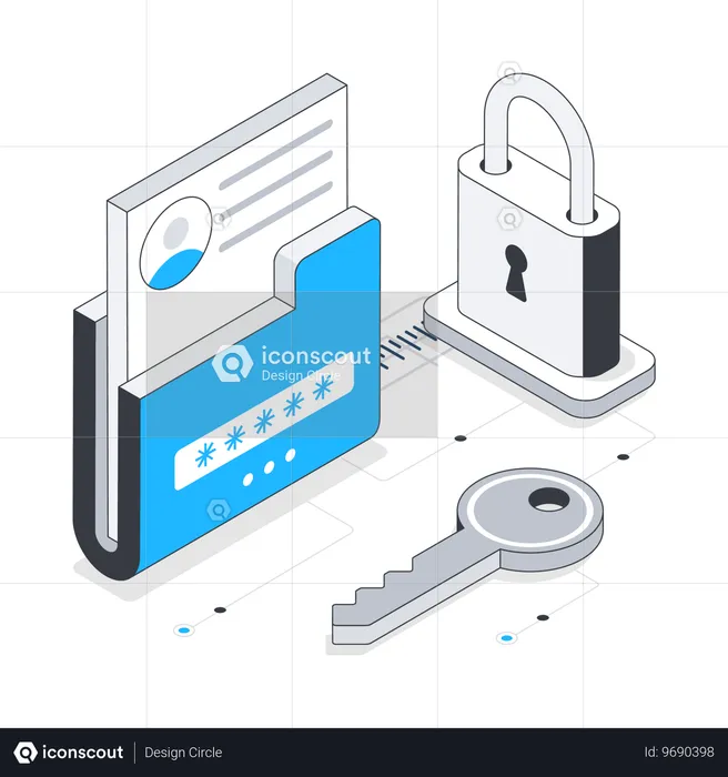 Folder Security  Illustration