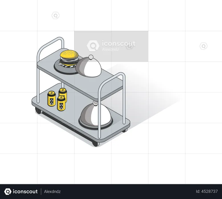 Food Service  Illustration