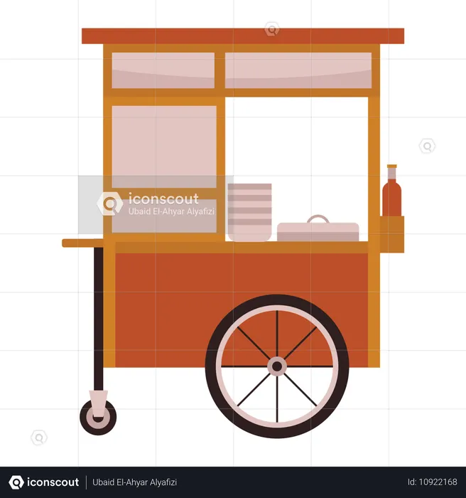 Food Stall  Illustration