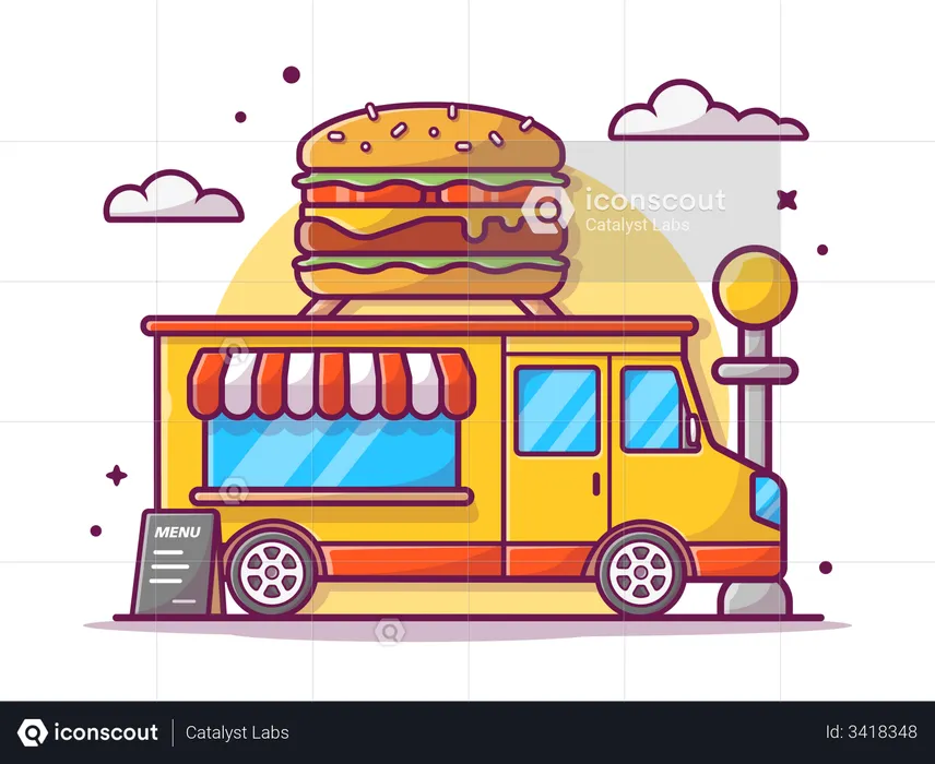 Food van  Illustration