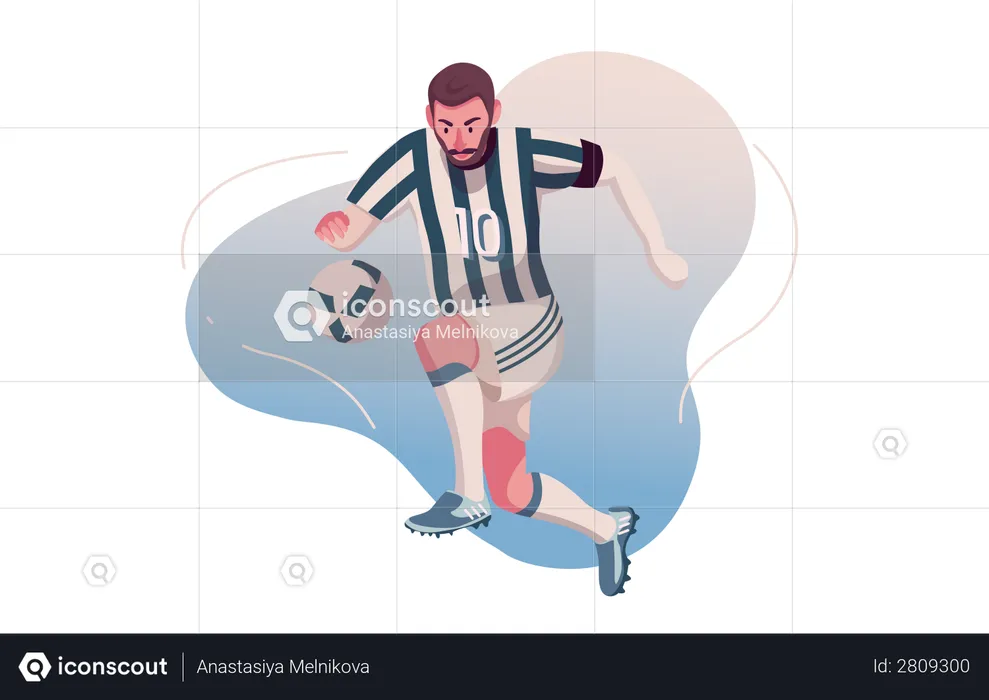 Football player  Illustration
