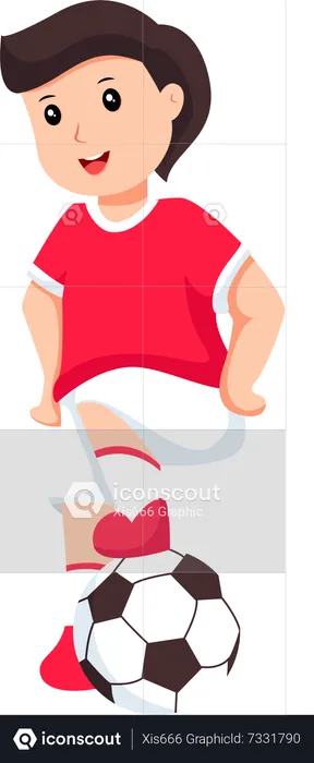 Football Player  Illustration