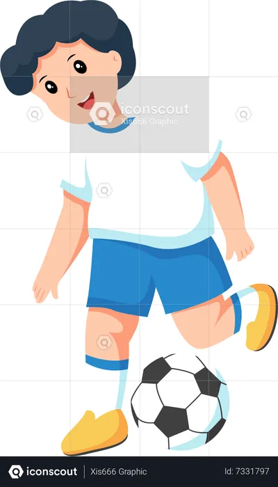 Football Player  Illustration