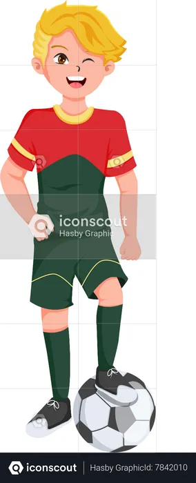 Football Player  Illustration