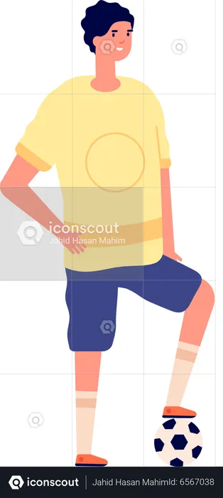 Football player  Illustration