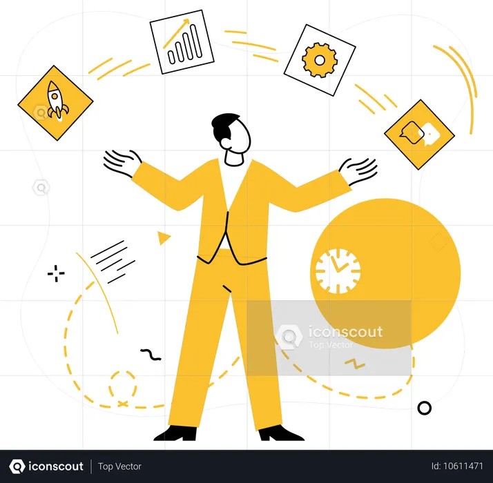 Fördern Sie Zusammenarbeit und Kreativität bei der Teamentwicklung für kontinuierliche Verbesserung  Illustration