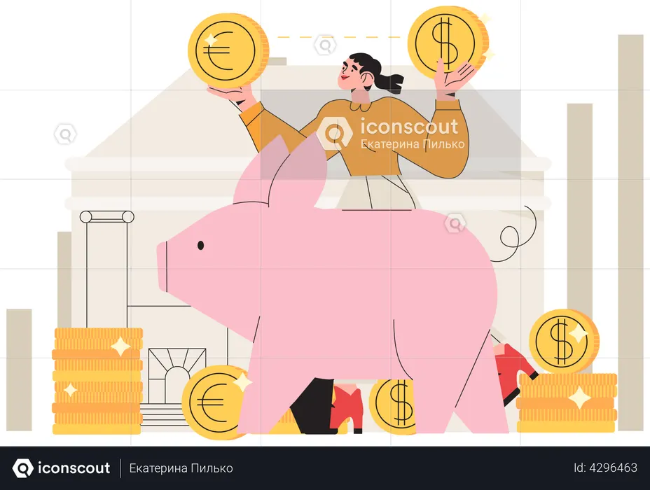 Foreign currency exchange  Illustration