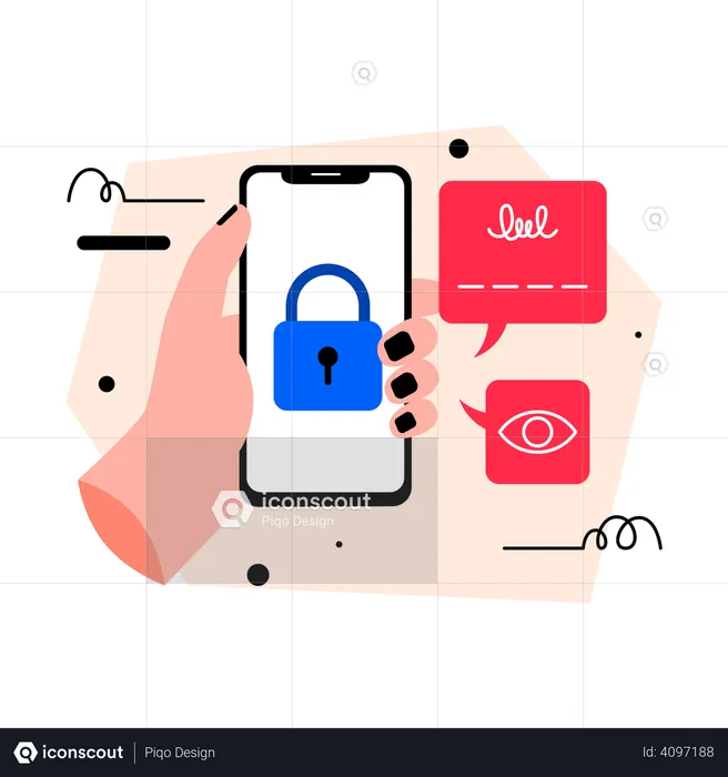 Forget password  Illustration