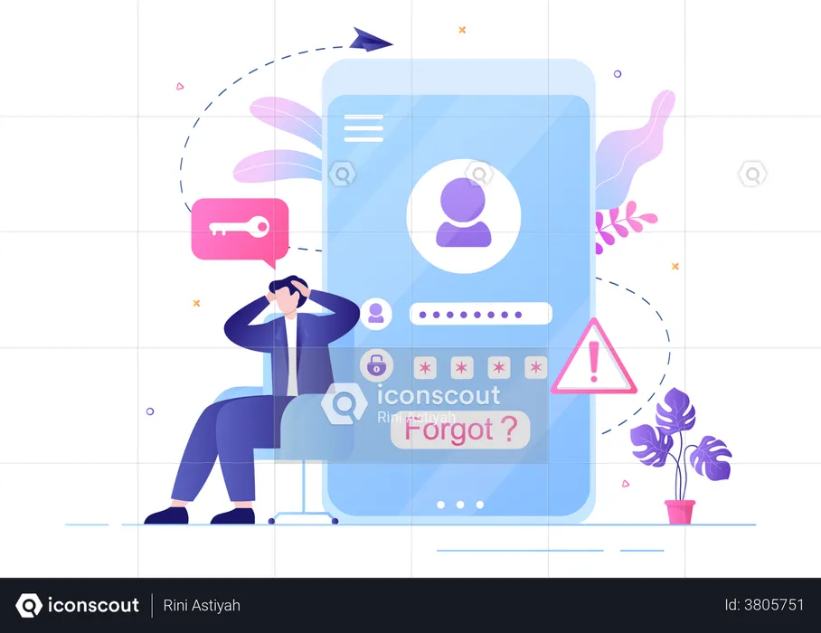 Forgot Password  Illustration