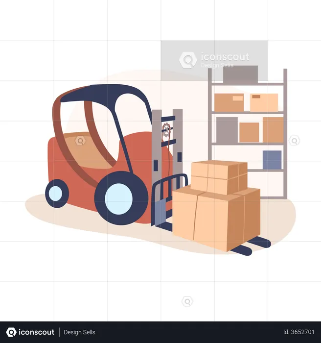 Forklift  Illustration