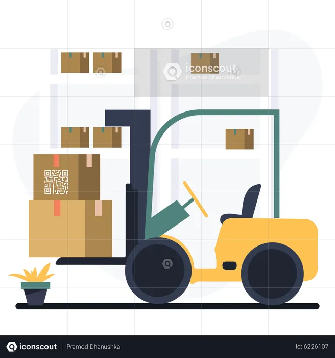 Forklift  Illustration