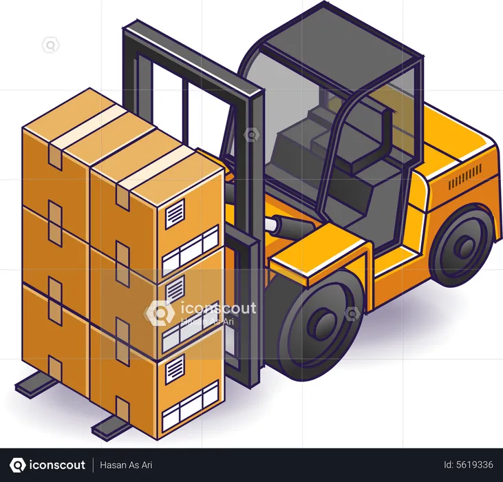 Forklift  Illustration