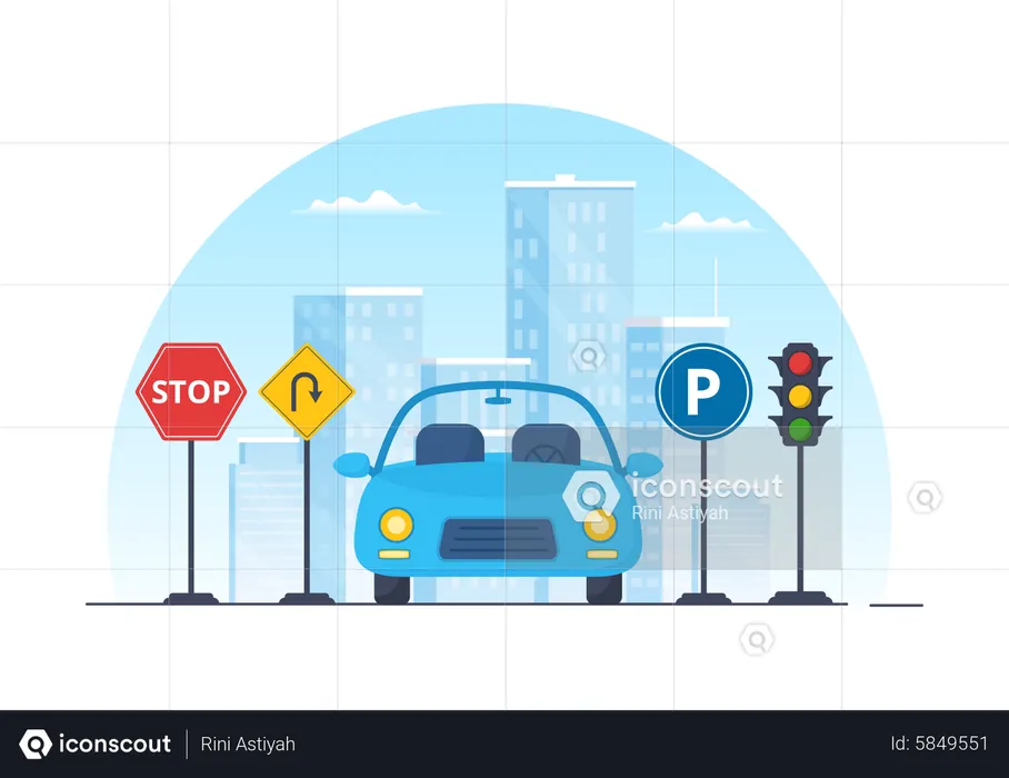 Formation d'apprentissage automobile  Illustration