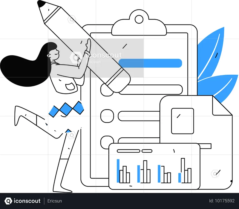 Formulário de resposta do cliente  Ilustração