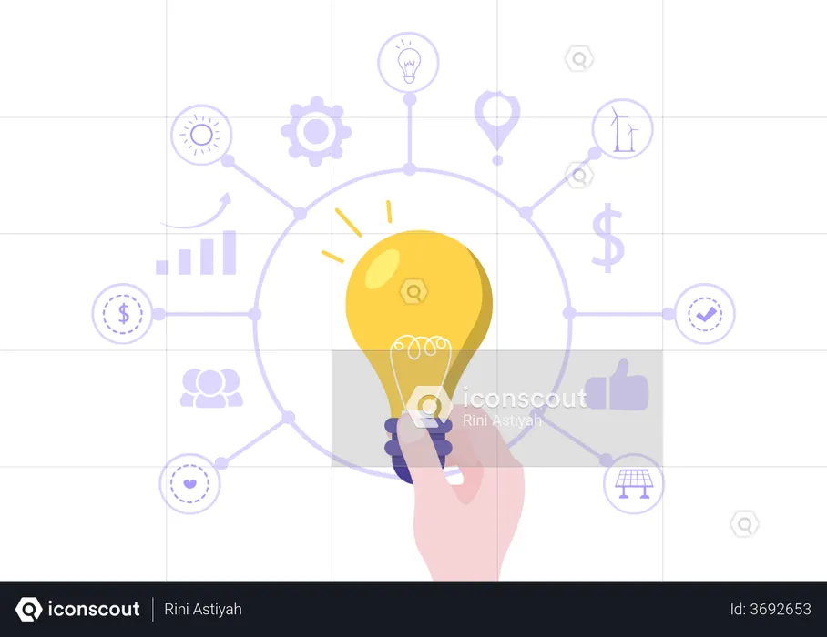 Fornecimento de Energia  Ilustração