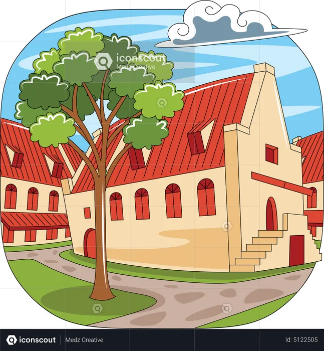 Fort Rotterdam  Illustration