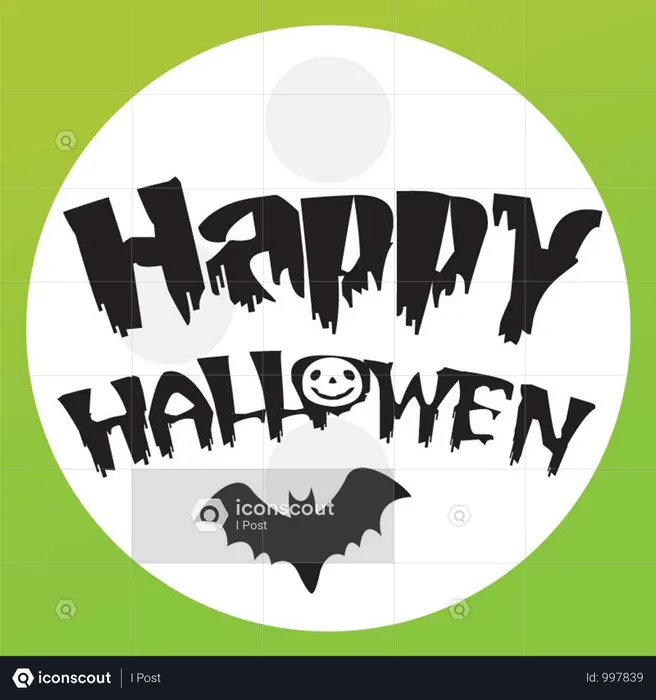 Free Happy Halloween  Illustration