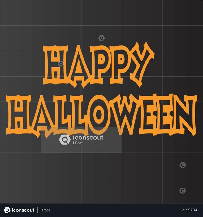 Free Happy Halloween  Illustration