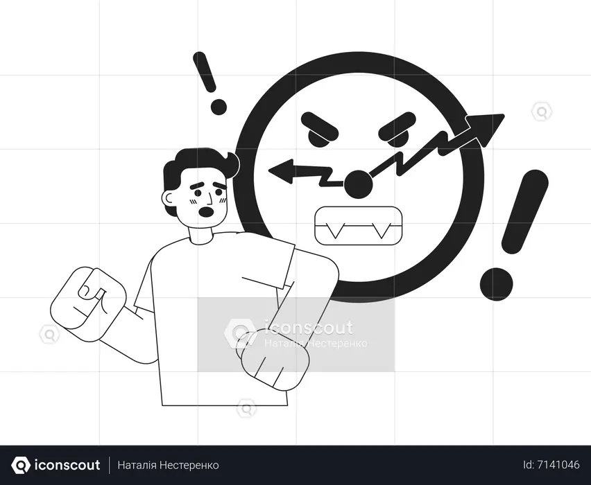 Freelancer perdendo o próximo prazo  Ilustração