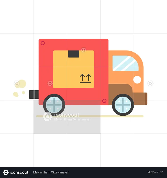 Freight truck  Illustration