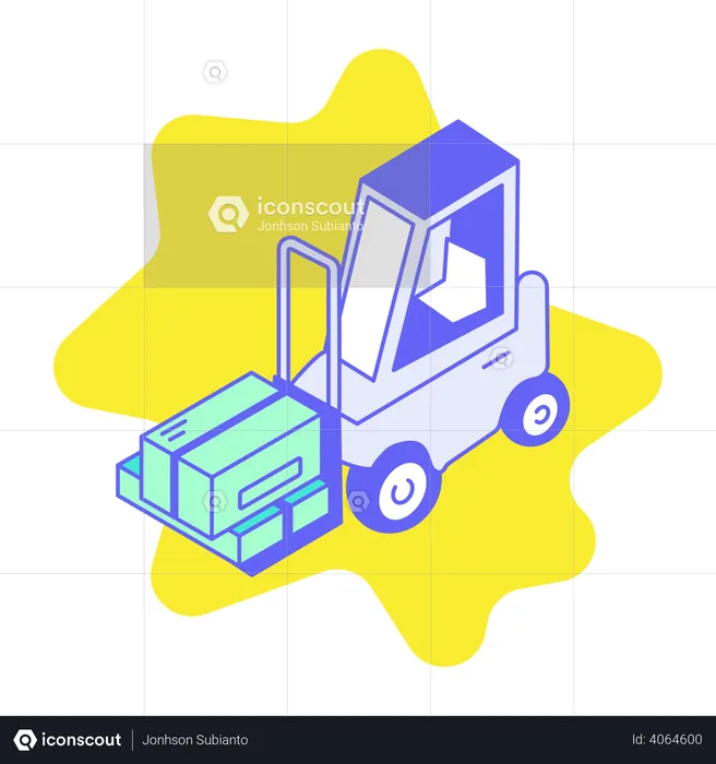 Freight vehicle  Illustration