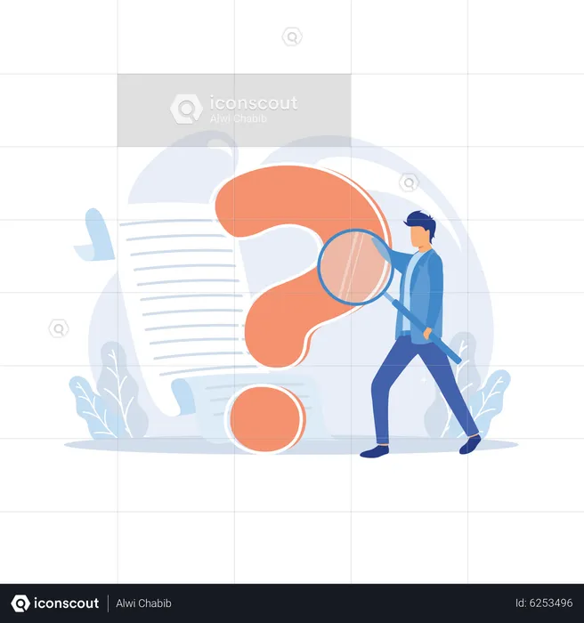 Frequently asked question  Illustration