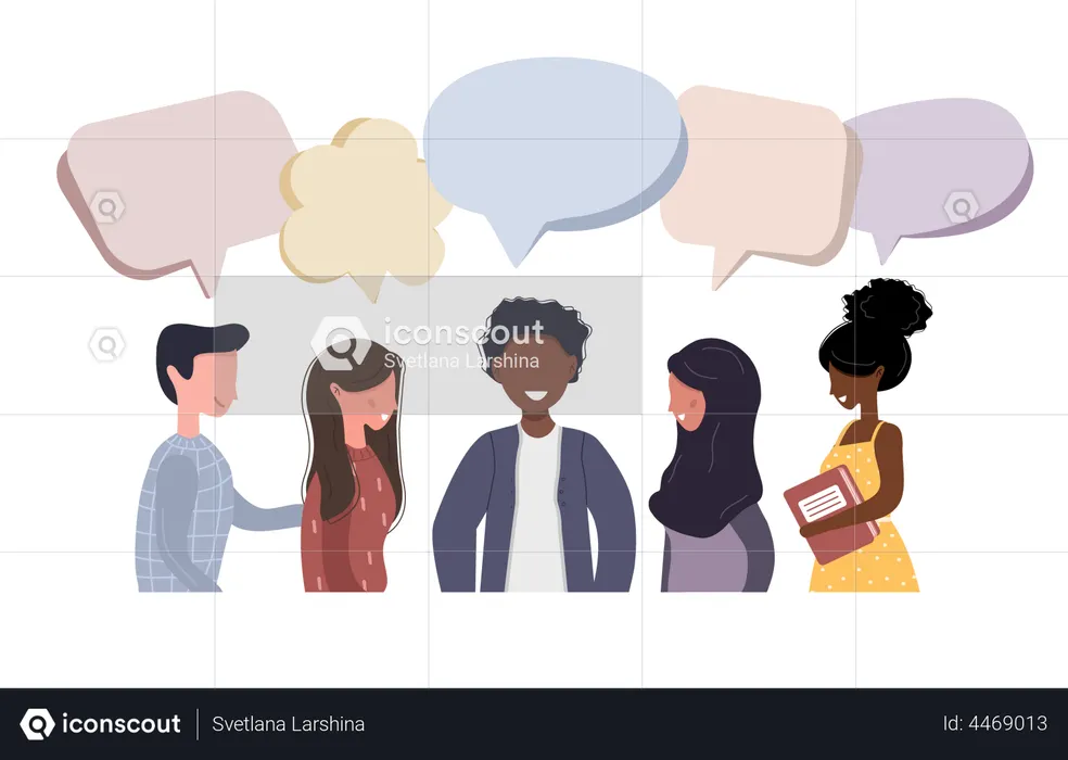 Best Premium Friends talking to each other Illustration download in PNG & Vector format Best Premium Friends talking to each other Illustration download in PNG & Vector format