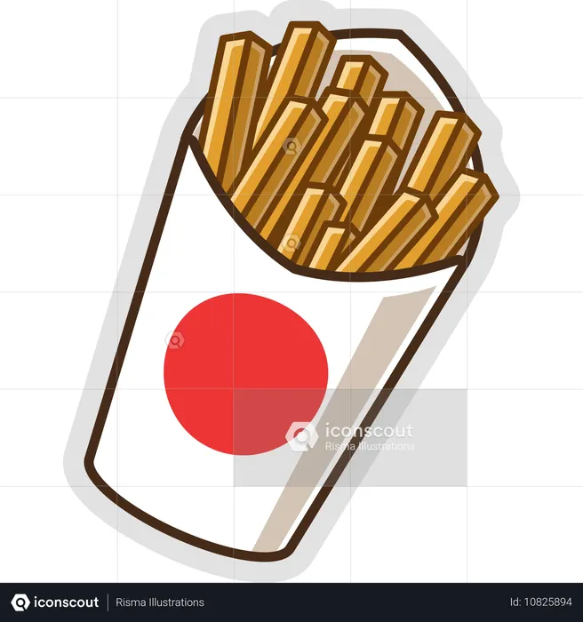 Frites  Illustration