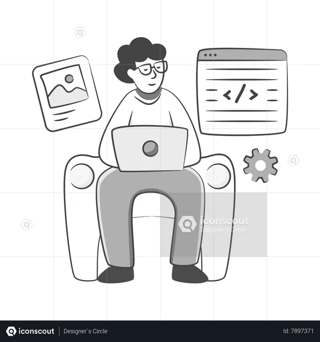 Front End Development  Illustration