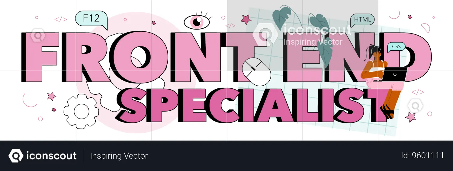 Front end specialist  Illustration