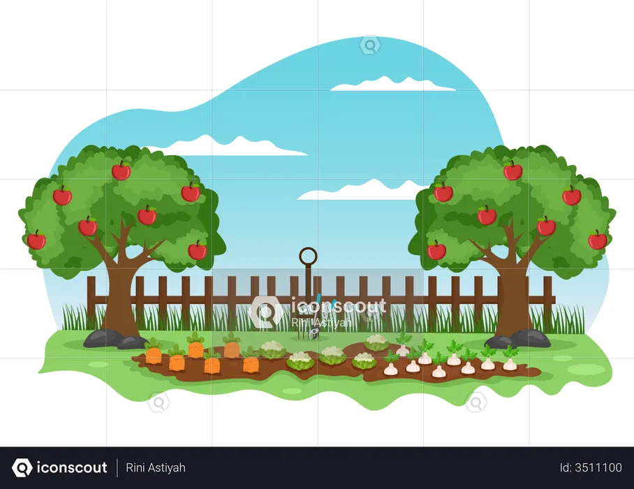 Fruit Farm  Illustration