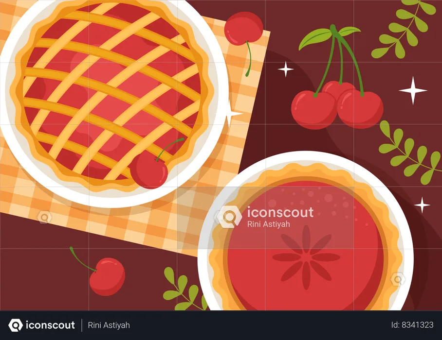 Fruit Pie Appreciation  Illustration