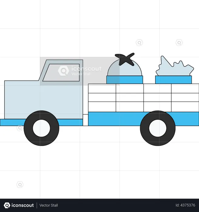 Fruit truck  Illustration